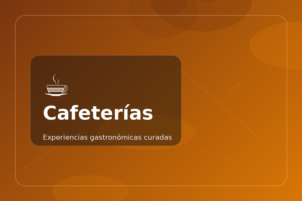 Cafeterías